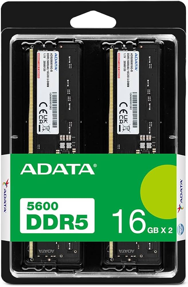 【新品未開封】ADATA 5600 DDR5 メモリ 16GB x 2 Amazon | 【エイデータ】 PCメモリ DDR5 5600MHz U-DIMM 16GBx2枚